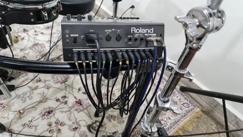 Módulo Roland TD-12 com problema no visor, o resto tudo funcionando. - Foto 2
