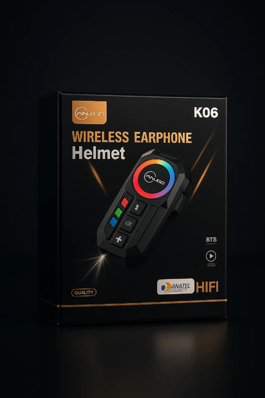 Intercomunicador K06 - Fone para Capacete