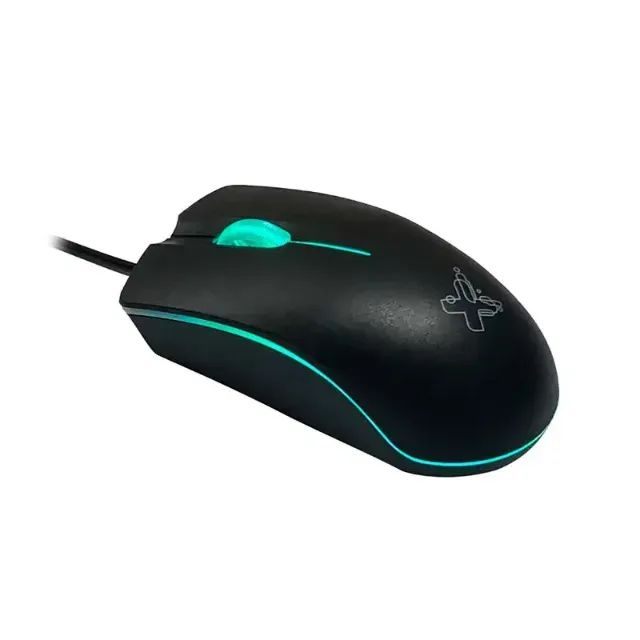 Mouse Com Fio Maxprint Ergon 1200DPI USB2.0 Preto - Foto 2