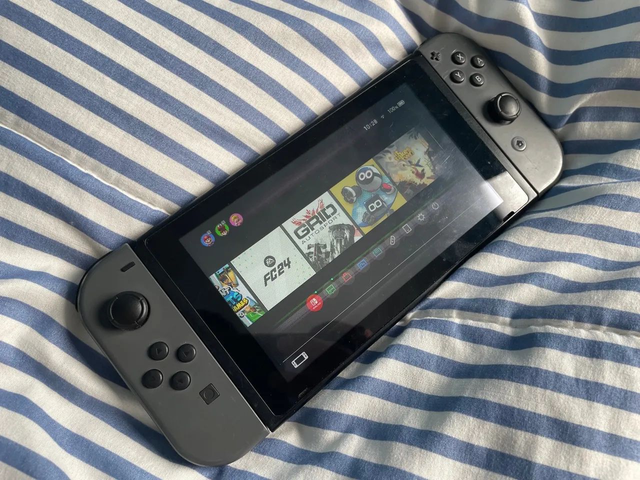 Nintendo switch V1 bloqueado com acessórios - Foto 4