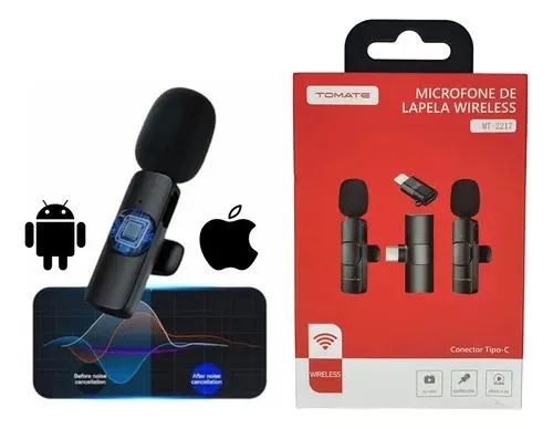 Microfone de Lapela (Tomate, Onistek, bmax...) 