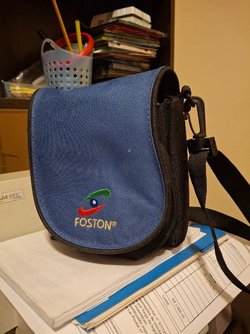 TOCA CD PORTÁTIL E RÁDIO AM/FM COM BOLSA DE TRANSPORTE NOVÍSSIMO E RARO - Foto 4