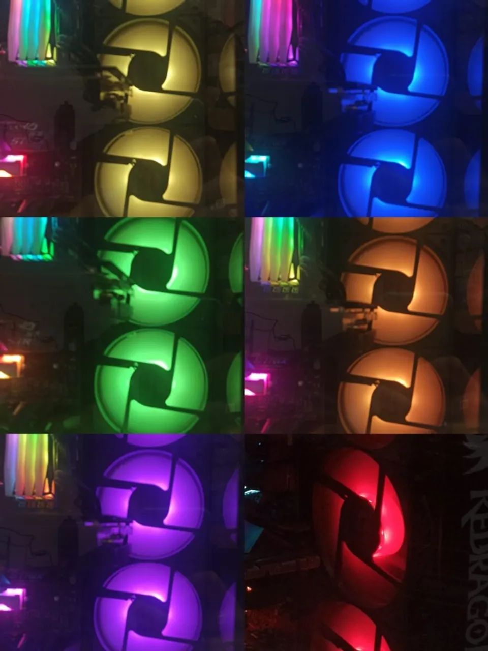 Fan Cooler Master RGB Sickleflow 1800 Rpm, aceito cartão. - Foto 2