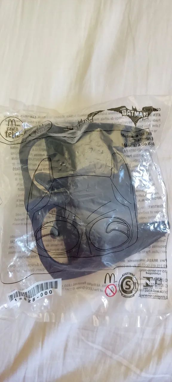 Máscara Batman 2017 MC Donald's lacrada