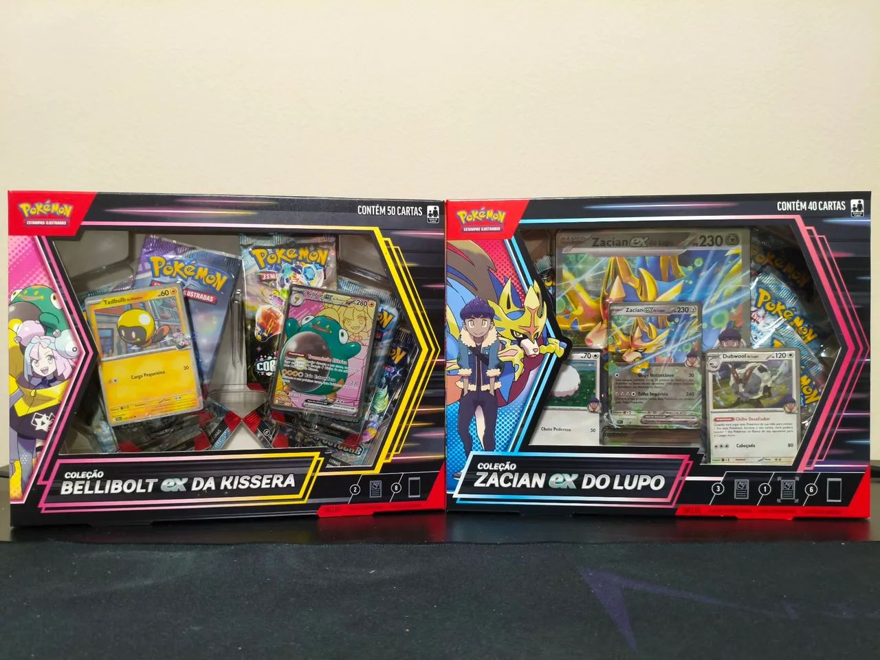 Coleção Box Cartas Pokémon Zacian EX do Lupo - Foto 3
