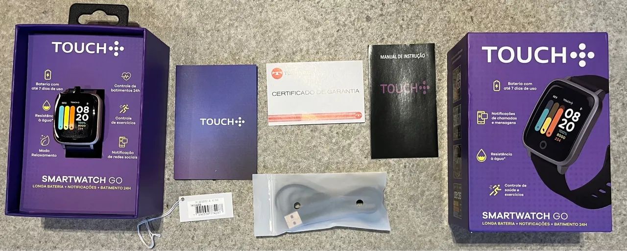 Relógio Smartwatch TOUCH GO - Bateria longa e notificações - Foto 2