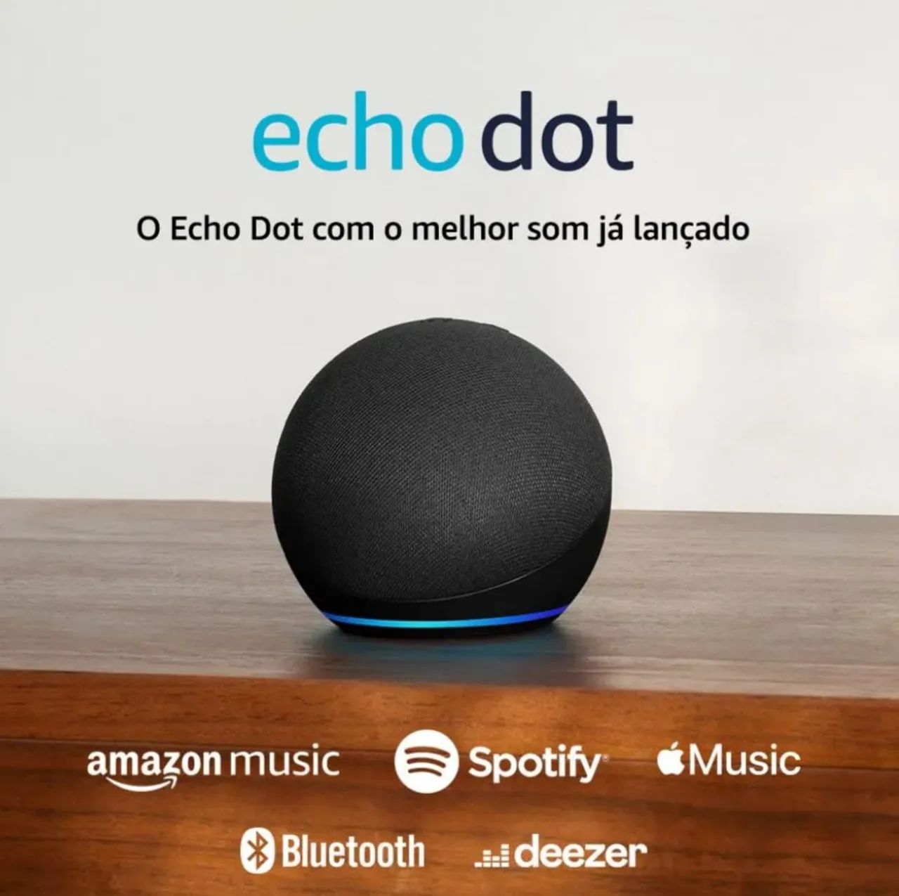 Echo Dot 5ª Geração - Som Incrível