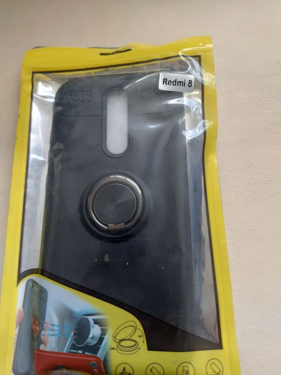Capa para Celular Redmi 8 com Ring Light