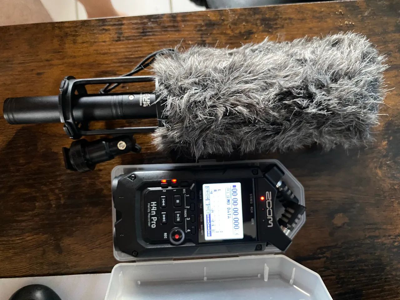 Kit captação de áudio, Kit gravação, gravador, microfone