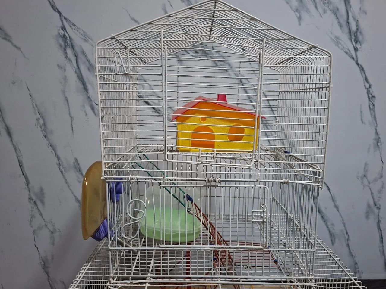 Gaiola para hamster 2 andares com acessórios - Ótimo estado - Foto 4