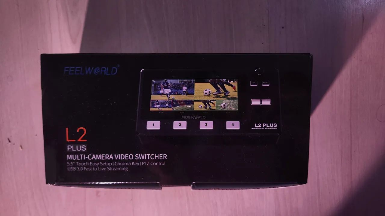 Mesa de corte de vídeo ao vivo novo na caixa (Switcher / Mixer ) - Foto 5