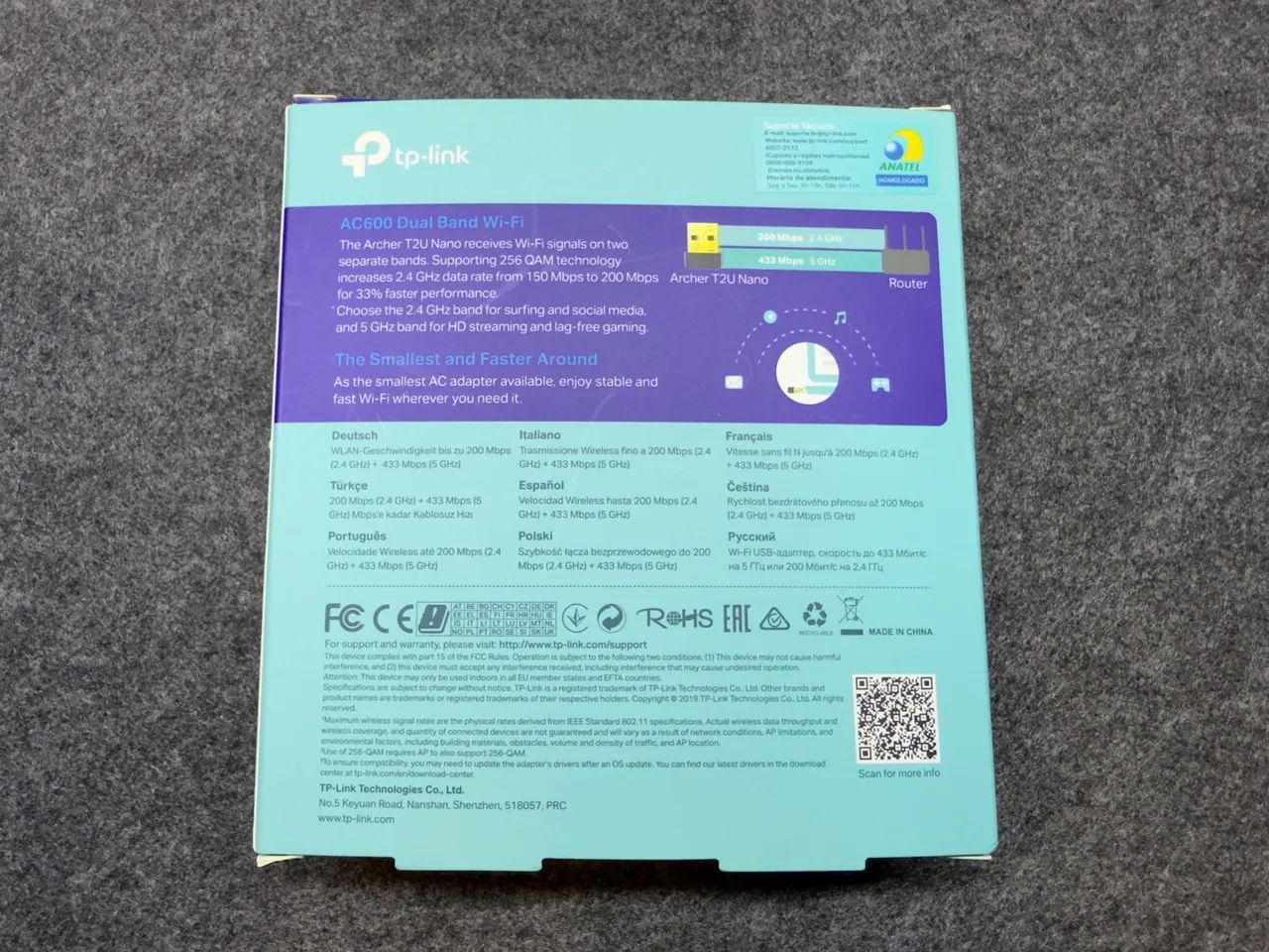 Adaptador USB Wi-Fi TP-Link Archer T2U Nano AC600 - Foto 2