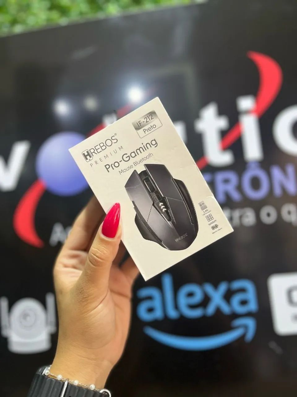 Mouse Bluetooth Pro-Gaming HREBOS PREMIUM IF-212
