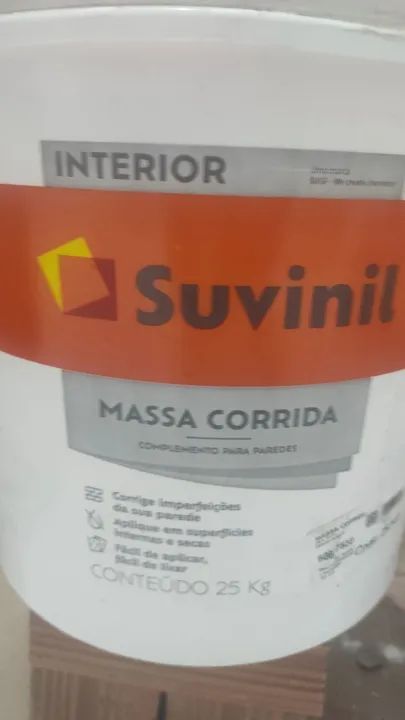 Massa Corrida Suvinil 25kg - Interior - Foto 3