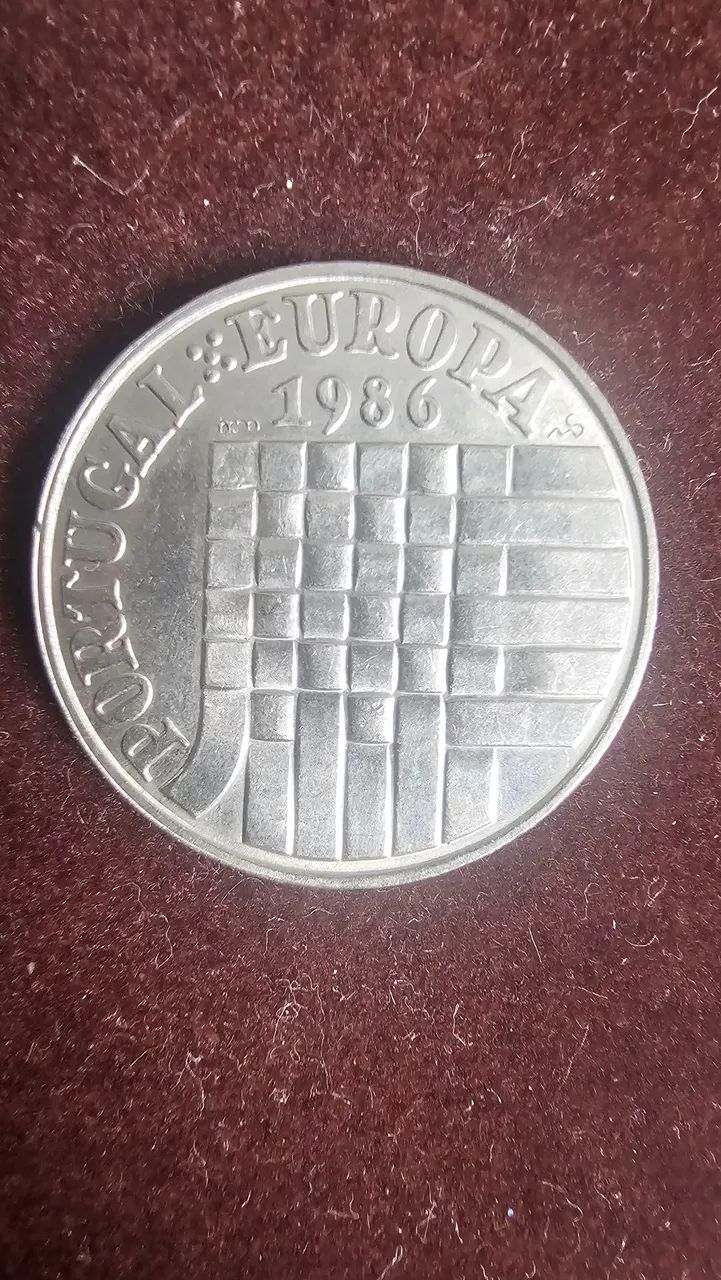 Moeda 25 escudos para colecionadores ano 1986 - Uma raridade