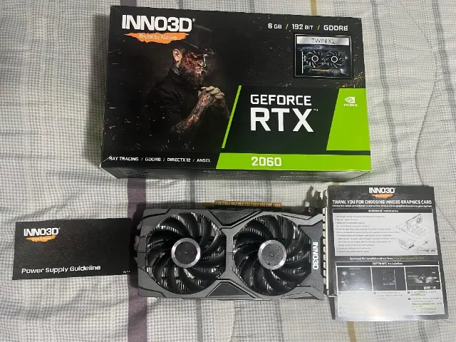Placa de Vídeo GeForce RTX 2060 6Gb INNO3D Twin X2
