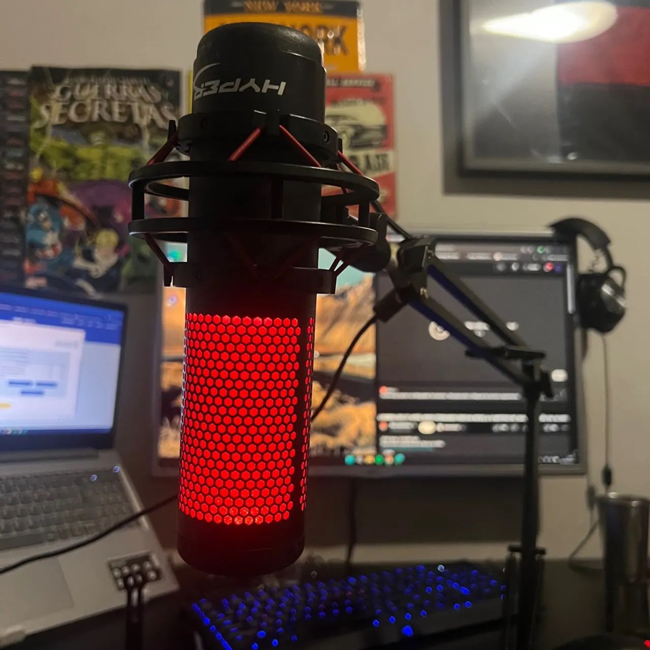 Microfone HyperX QuadCast com Pedestal - Foto 3