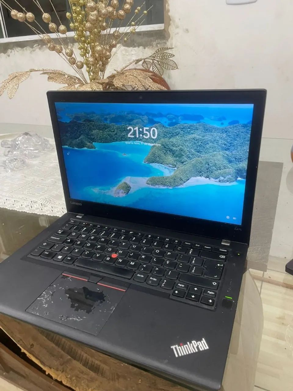 Notebook Lenovo thinkpad com biometria 