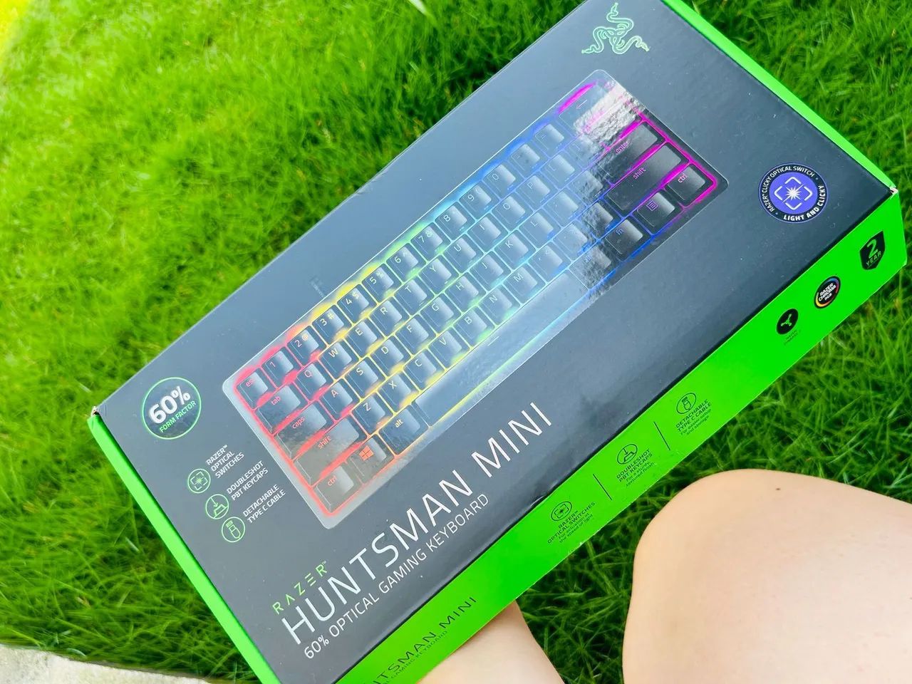 Teclado Mecânico Mini 60% Gamer - Razer Huntsman Switch Clicky (Purple) - Foto 2