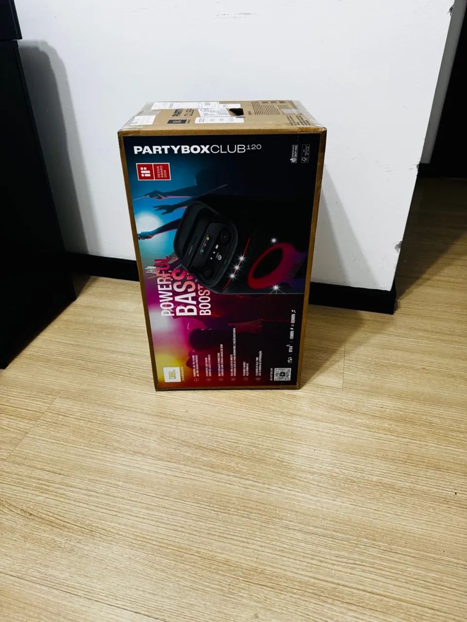 Caixa de Som Bluetooth JBL Party Box Club 120, IPX4, Show de luzes, Até 12 horas , 160W - Foto 2
