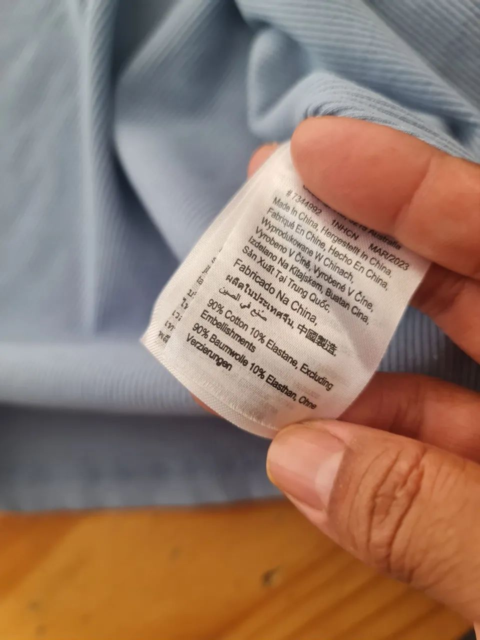 Vestido Azul Manga longa Tam 9-10 - Cotton on - Foto 5