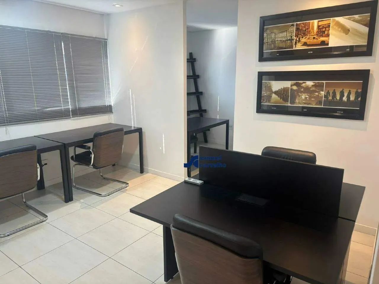 Conjunto comercial 30m2 01 sala 01 wc 01 vaga ar condicionado próximo forum trabalhista - Foto 4