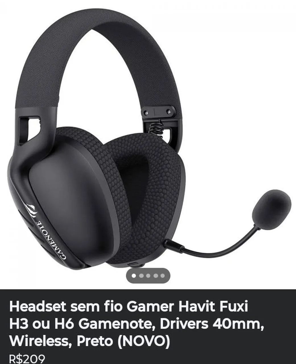 Headset sem fio Gamer - Foto 5