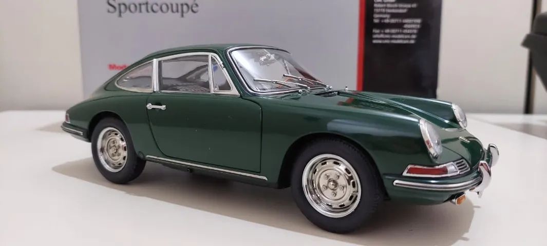 ミニカー CMC 1/18 Porsche 911 901 1964 Coupe 1:18 Porsche 901 CMC Irish Green - Hobbies e coleções - Ayrosa