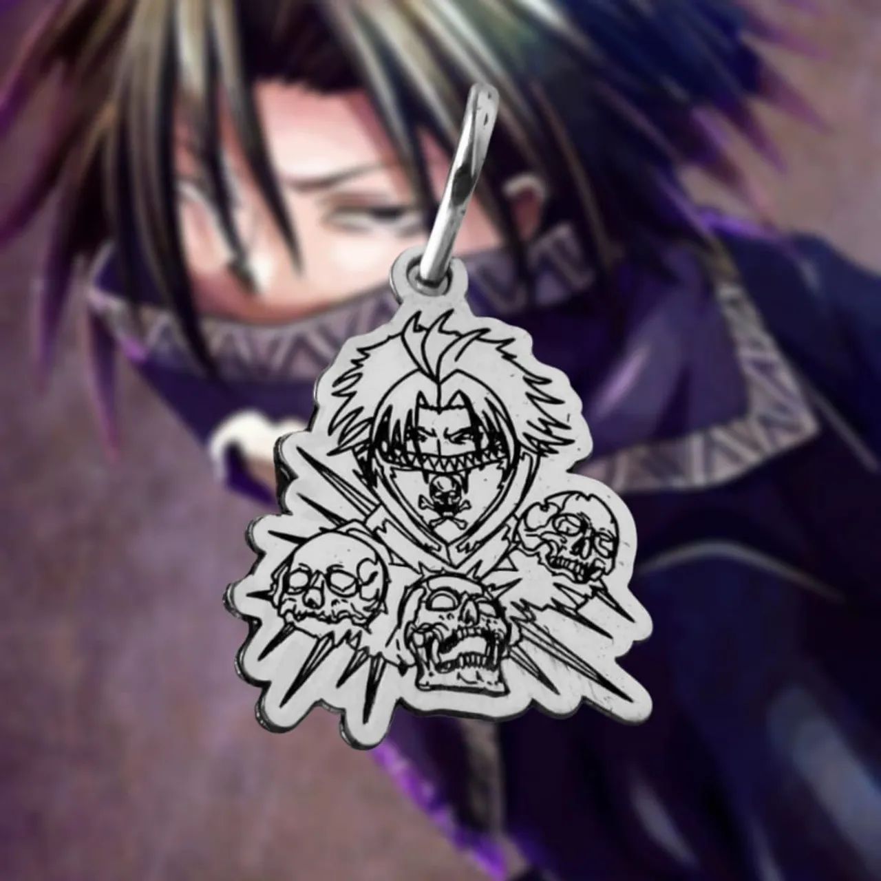 Pingente de Prata - Feitan (Hunter x Hunter) - Foto 2