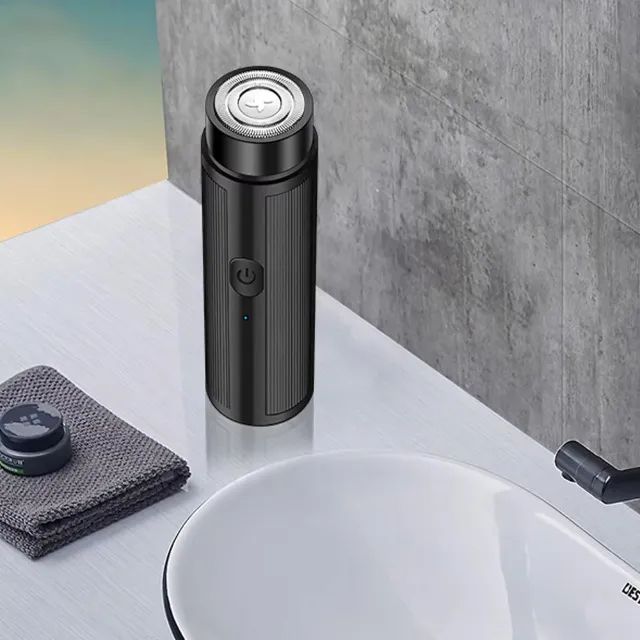 Barbeador Elétrico Portátil USB Mini - PROMOÇÃO - Foto 4