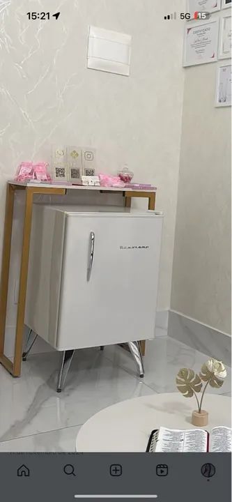 Geladeira retrô branca - Rara!