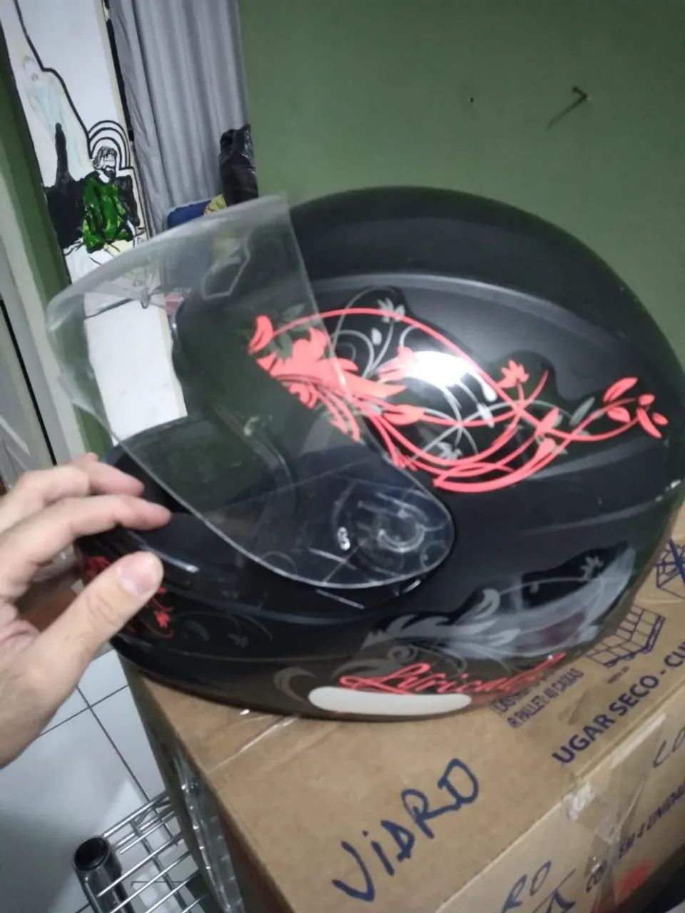 Capacete Fly Tamanho 56 - Foto 2