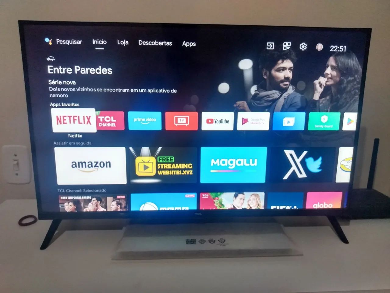TV TCL 32 polegadas Smart
