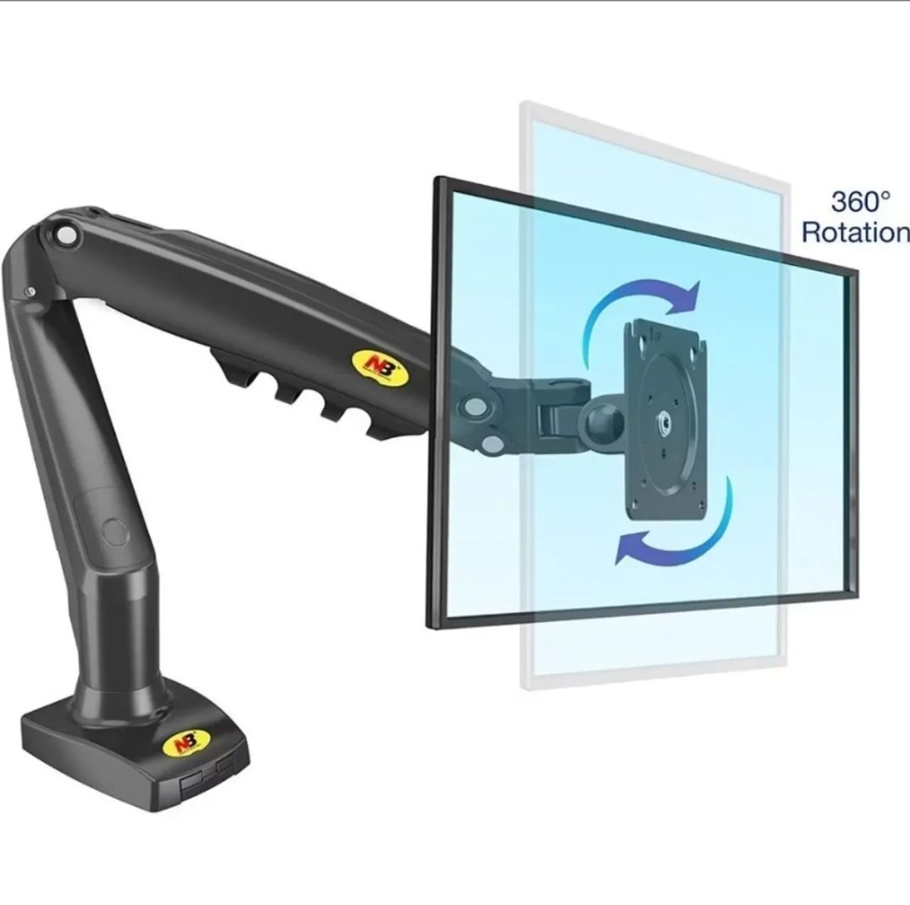 Suporte de Monitor para Mesa - Articulado e Giratório - Foto 3