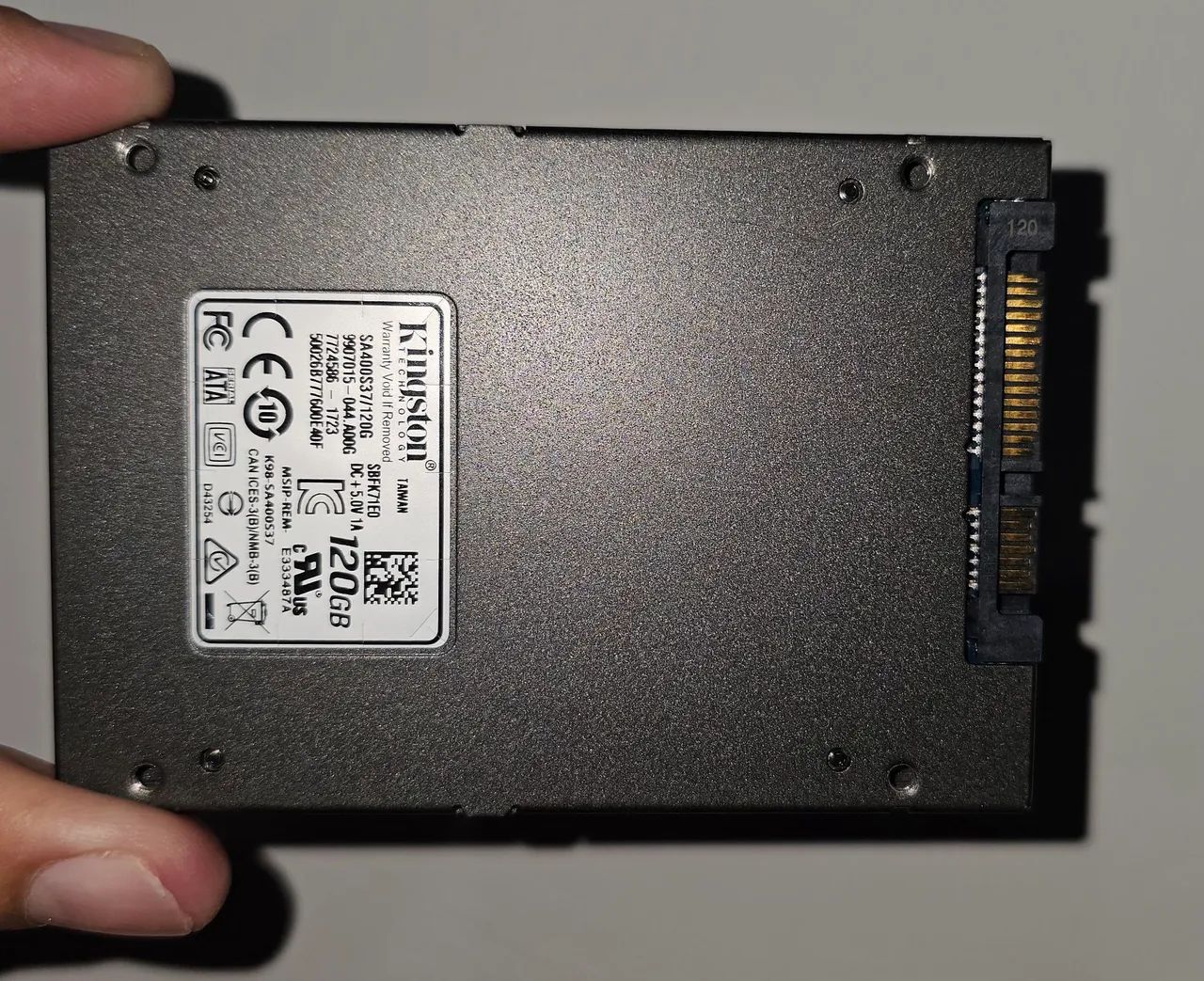 SSD Na marca Kingston ( 128GB )64186564816259121