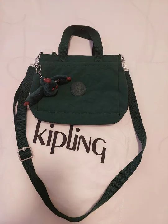 Bolsa kipling (original) tiracolo verde - Foto 4