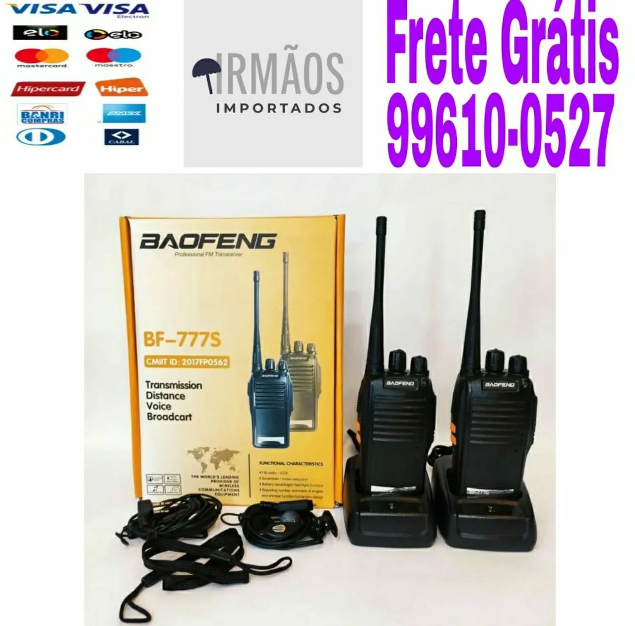 Radio Comunicador Baofeng Bf-777s