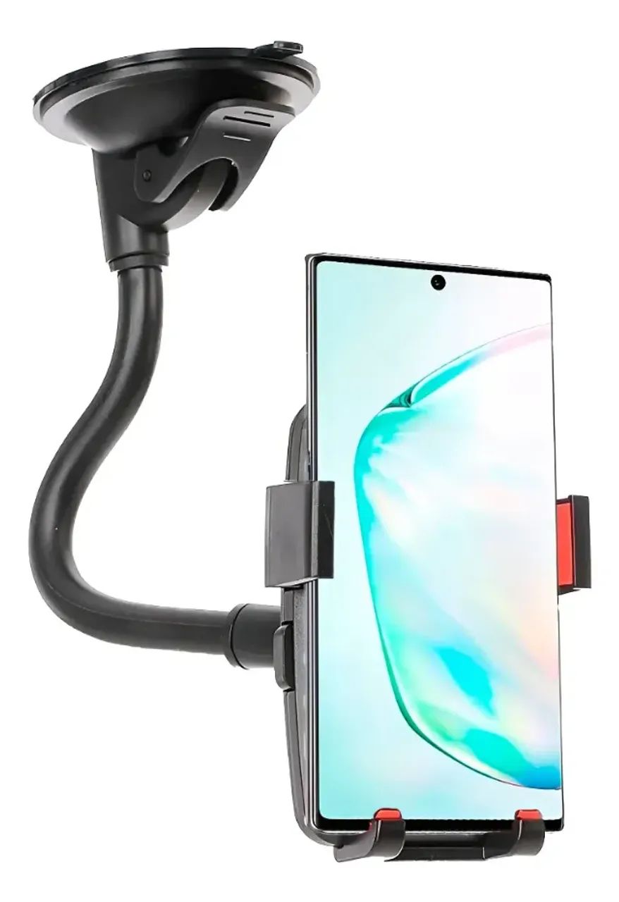 Suporte veicular para celular no para-brisa, 360 graus, preto, B-Max