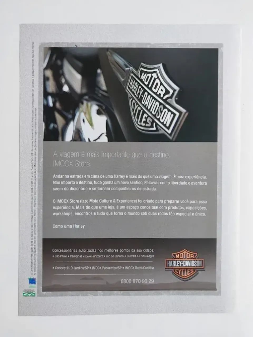 Harley-Davidson Dyna 1600, Heritage Custom, Catálogo Folder - Foto 3