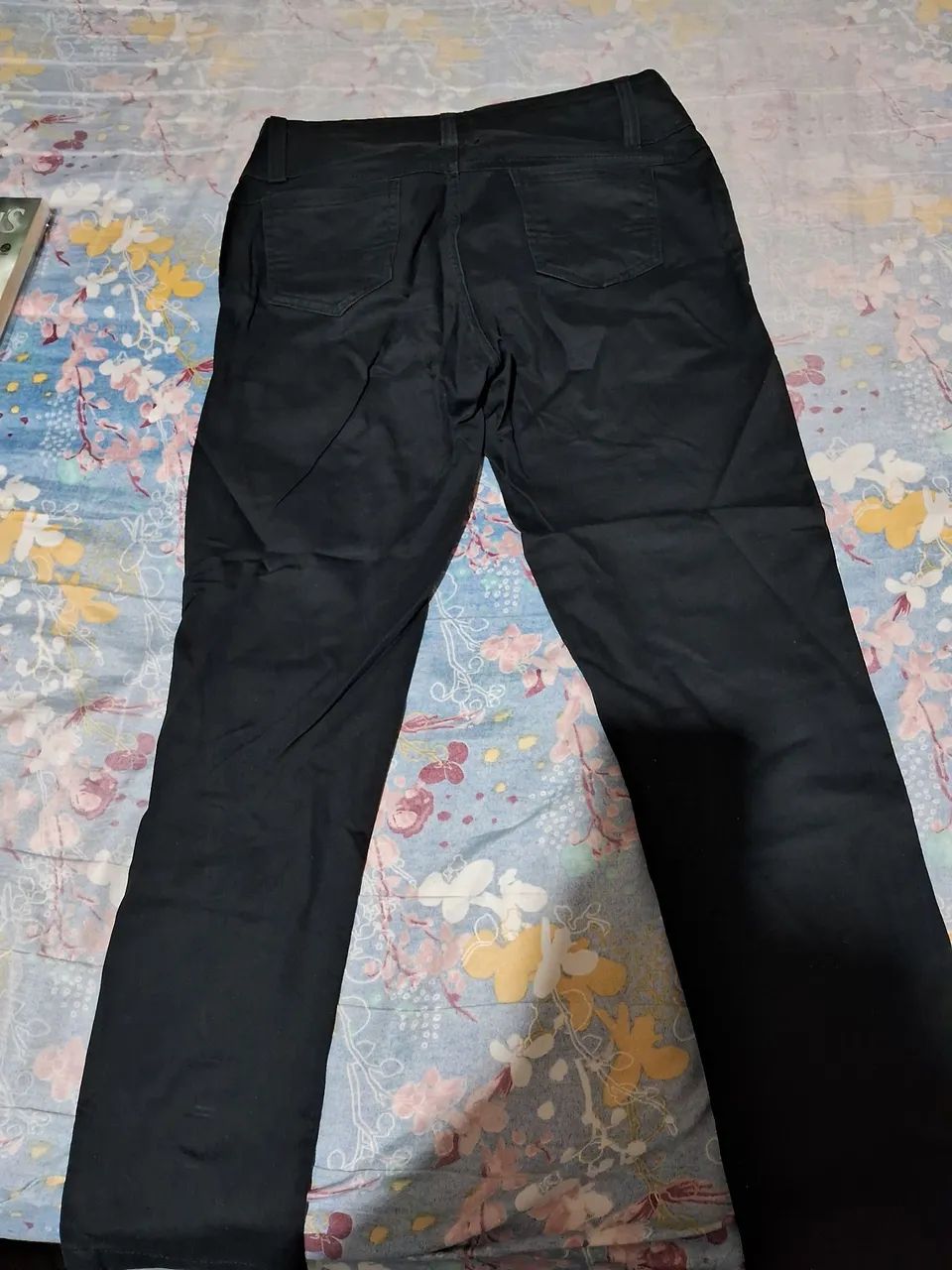 Calça Jeans Preta Feminina - Foto 2