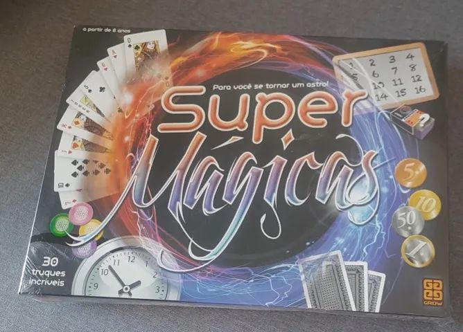 Jogo "Super Mágicas" da Grow 