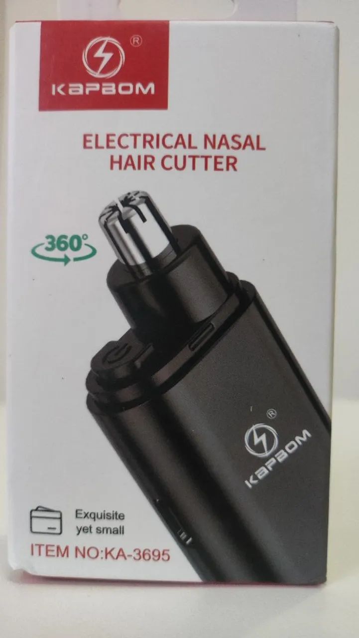 Aparador de Pelos Elétrico Nasal Kapbom KA-3695