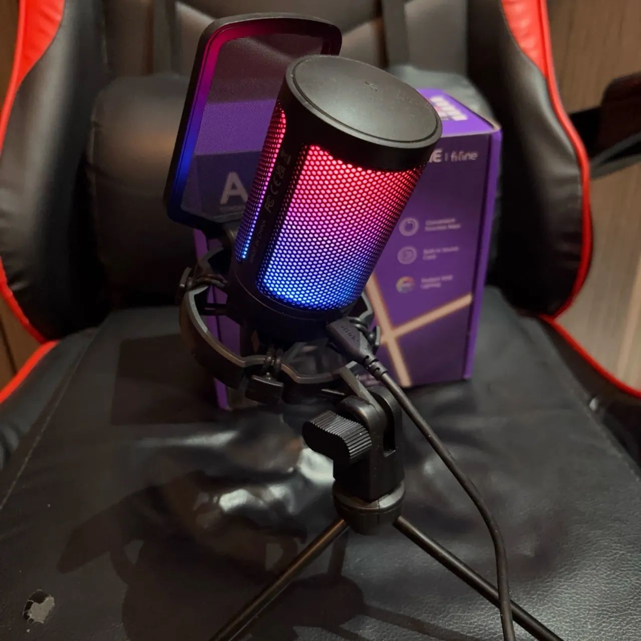 Fifine A6v Microfone RGB - Foto 2