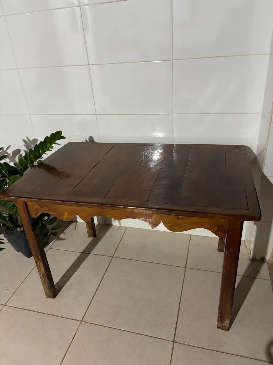 Mesa de madeira 4 lugares - Foto 2