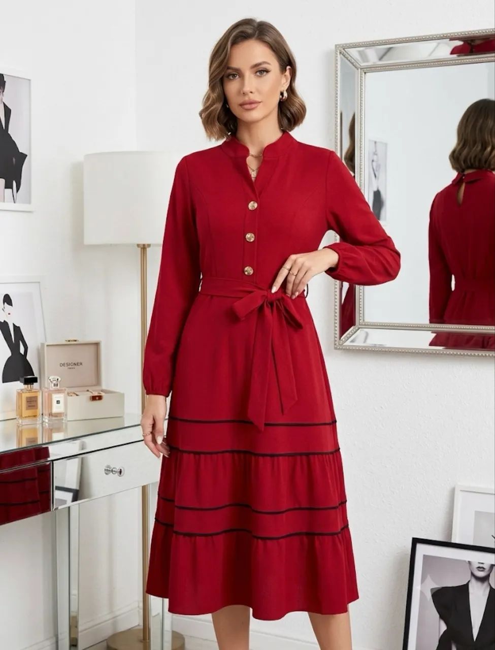 Lote com 3 vestidos seminovos por R$ 100
