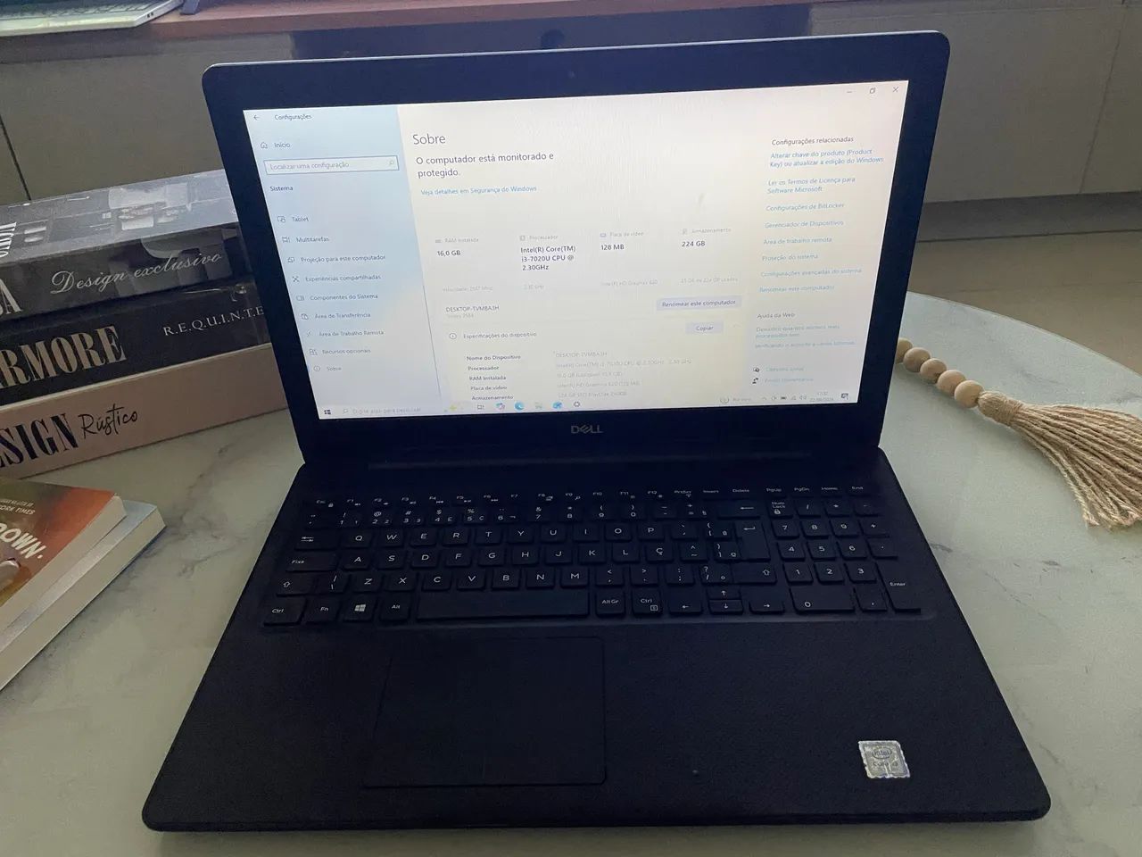 Notebook Dell I3 16Gb RAM DDR4, SSD, Bluetooth  - Foto 3