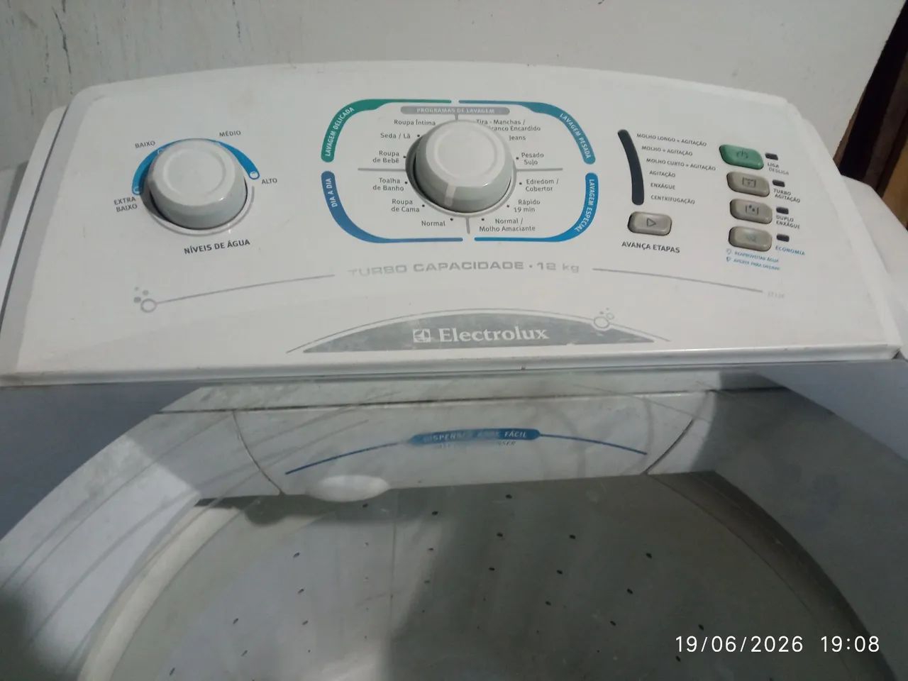 Máquina de lavar Eletrolux 10k 