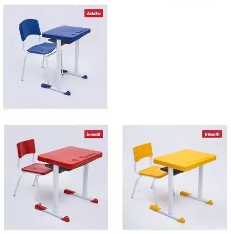 CADEIRAS COM MESA RA ESCOLINHA  INFANTIL  - Foto 2