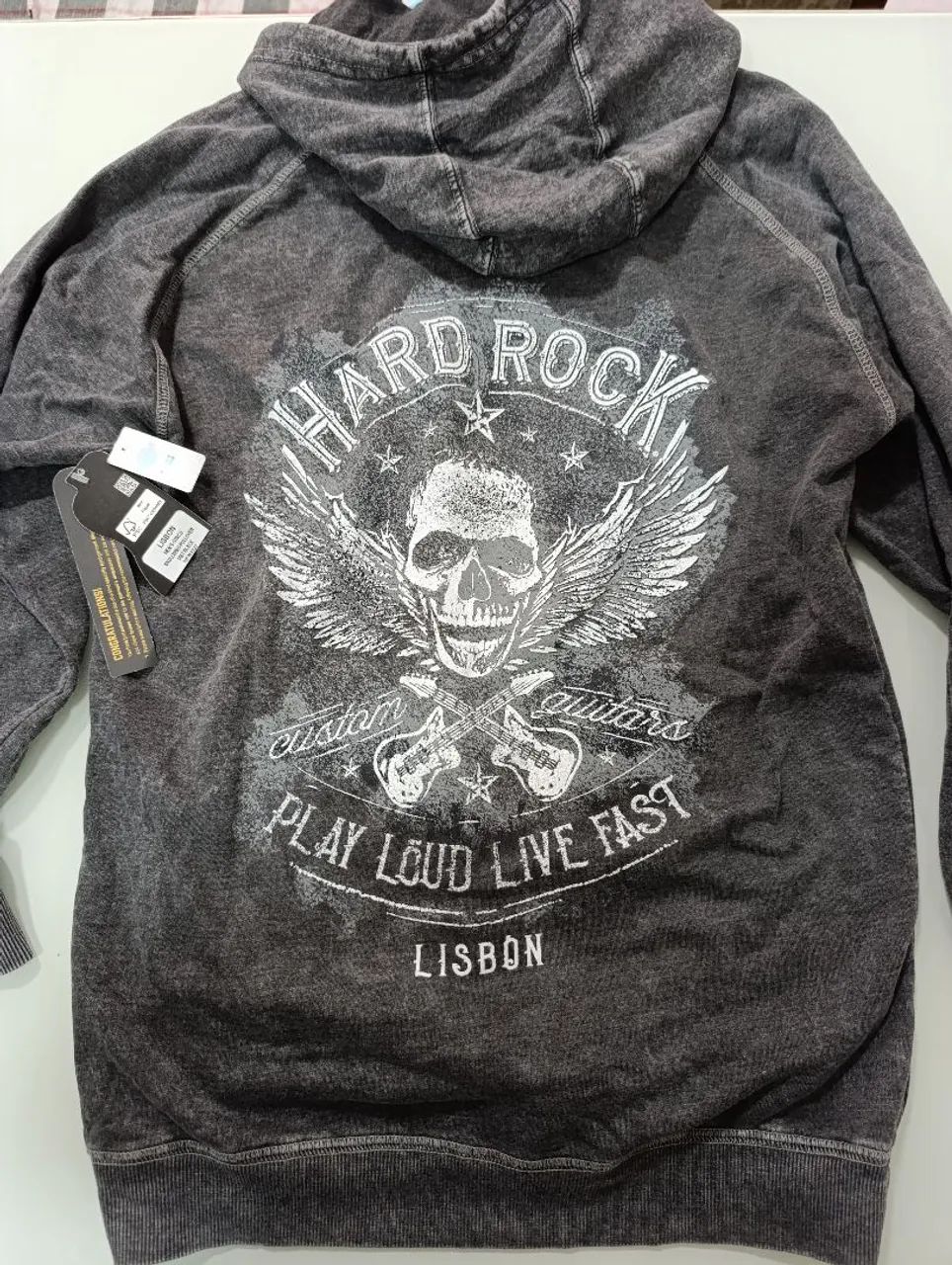 Moletom Hard Rock Lisboa original 