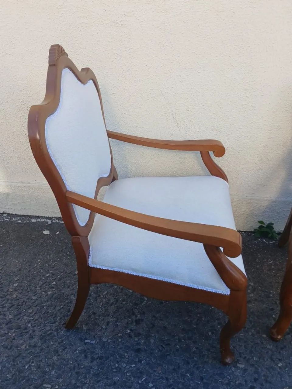 Par De Poltronas Valencia Parma Moveis Madeira Macica Clas - Foto 5